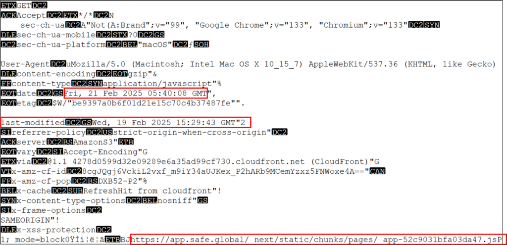 图 3：JavaScript 资源缓存响应头